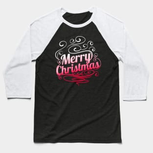 Ornament Logo Merry Christmas Baseball T-Shirt